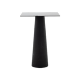 Container table high black square